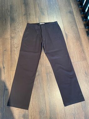Denver Hayes Men's Black Straight-Leg Chinos